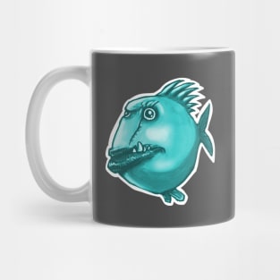 scarface ugly fish funny cartoon Mug